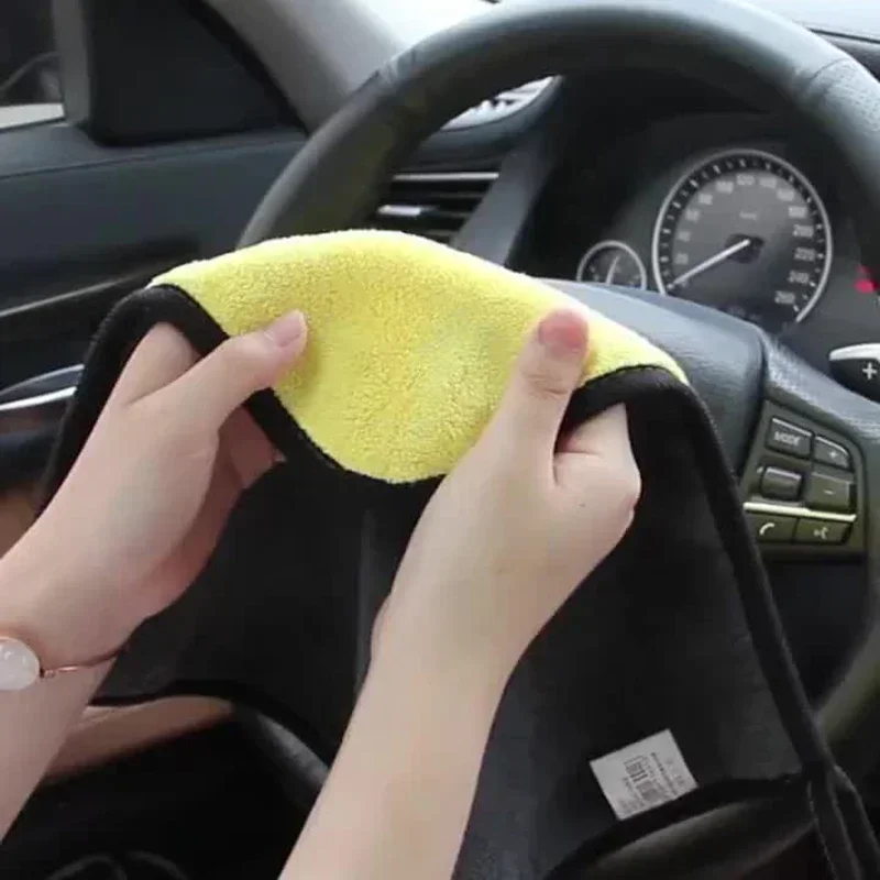 1/5pcs Thicken Car Microfiber  - đánh giá và giá Microfiber Towel Detailing