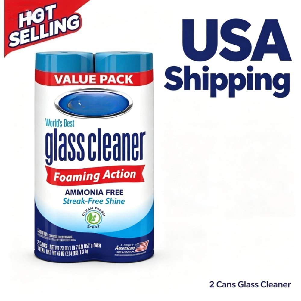 Glass Cleaner Foaming Aerosol  - đánh giá và giá Glass Cleaner Streak