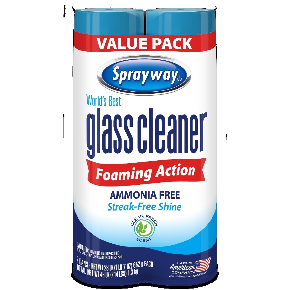 Glass Cleaner Foaming Aerosol  - đánh giá và giá Glass Cleaner Streak