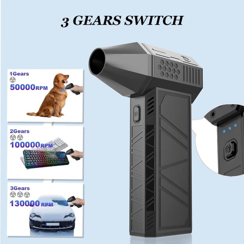 Turbo Jet Blower 130000RPM Pow - đánh giá và giá Dryer Car Blower