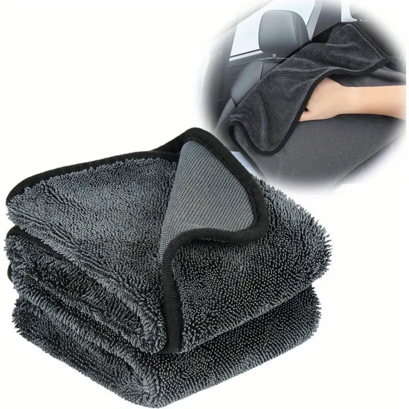 1/5pcs Heavy-Duty Car Towel 12 - đánh giá và giá Microfiber Towel Detailing