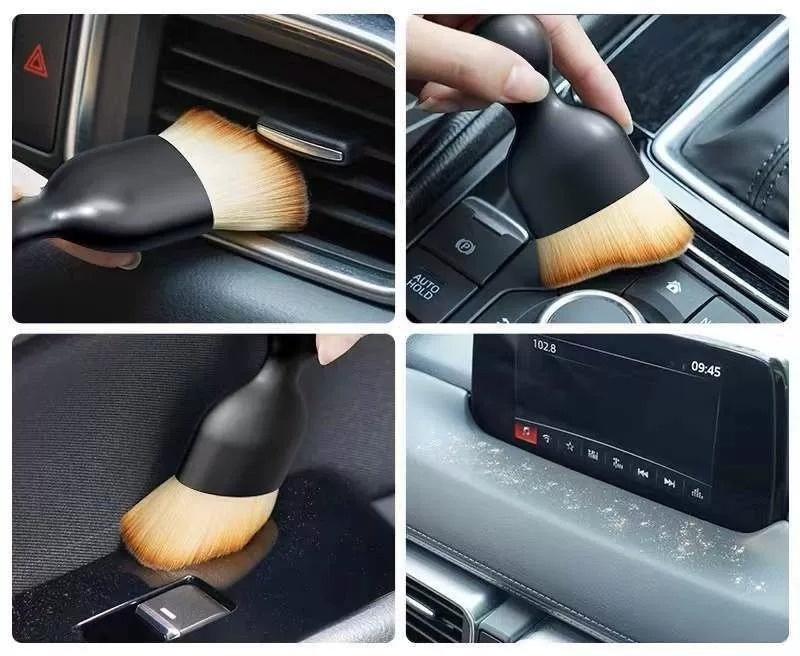 Car Soft Bristle Cleaning Brus - đánh giá và giá Dirt Brush Interior